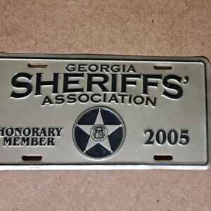 Georgia Sheriffs' Association Honorary Member Plaque